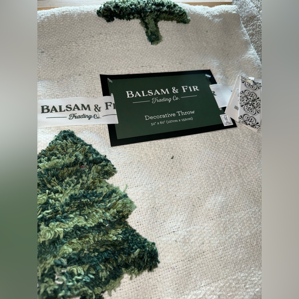 Balsam & Fir Christmas Tree Blanket